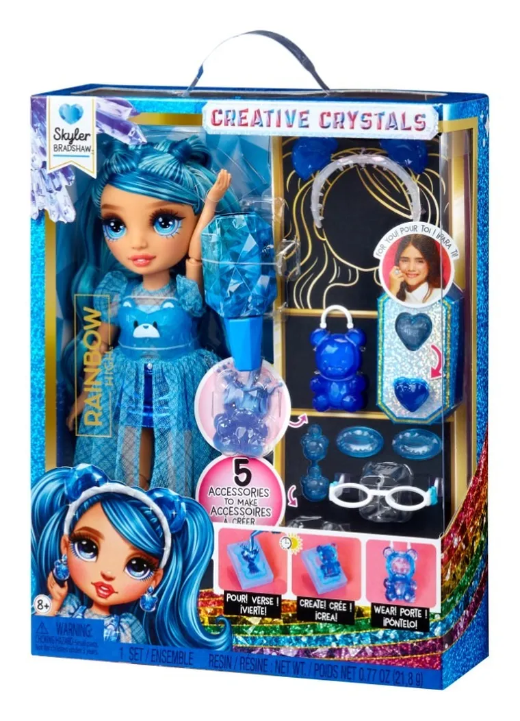 Rainbow High, Creative Crystals, Skyler, papusa fashion