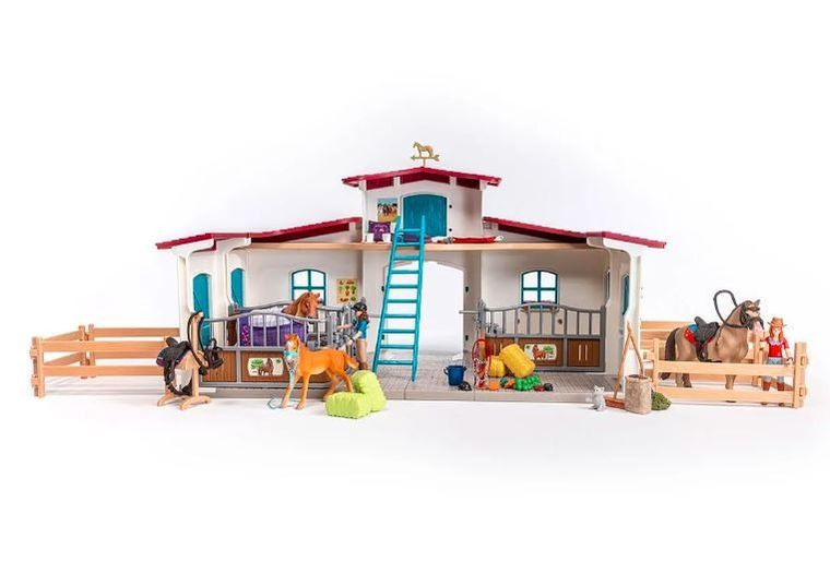 Schleich, Horse Club, Lakeside Horse Club, Centru de echitatie, set, 42567