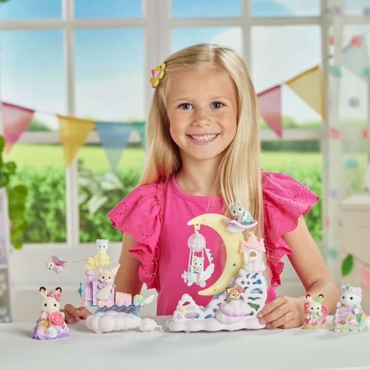 Sylvanian Families, Parada in nori, set cu figurina, 5816