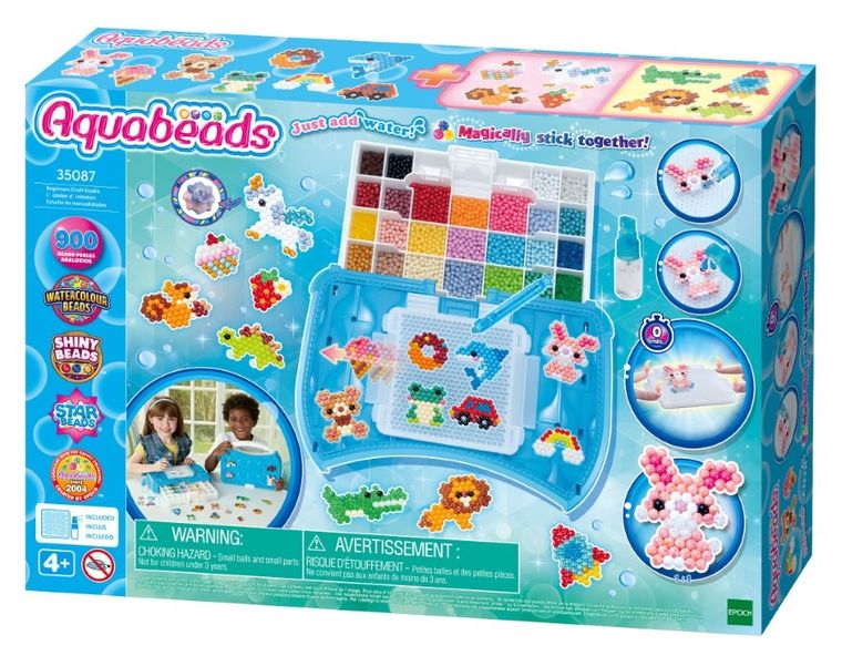 Aquabeads, Margele de apa, set de inceput, 900 elemente, 35087