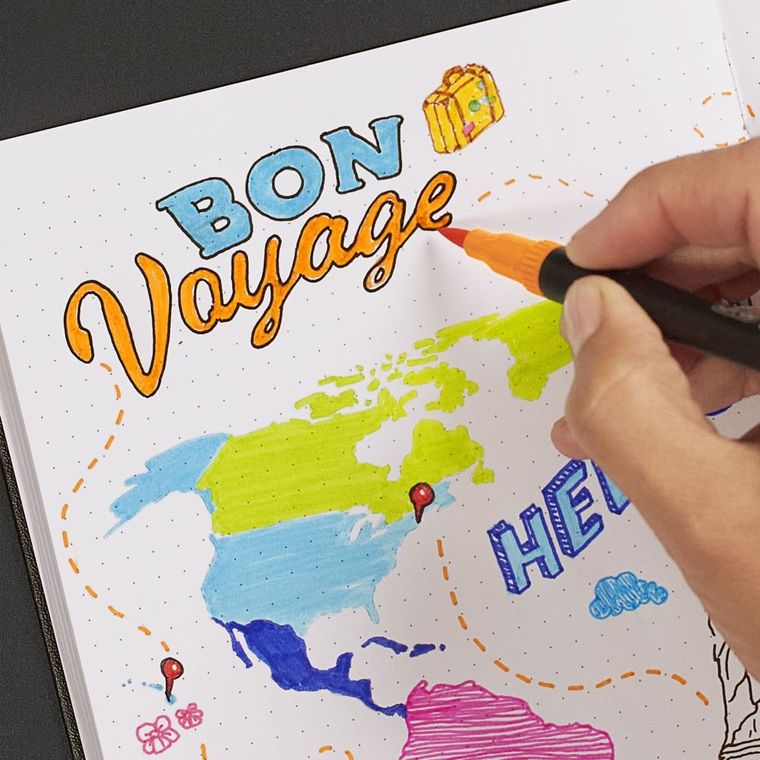 Bic, Intensity Dual Tip, marker dublu cu atui, 6 buc.