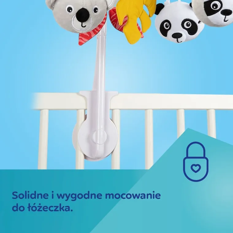 Canpol babies, BabiesBoo, carusel senzorial cu muzica si Bluetooth