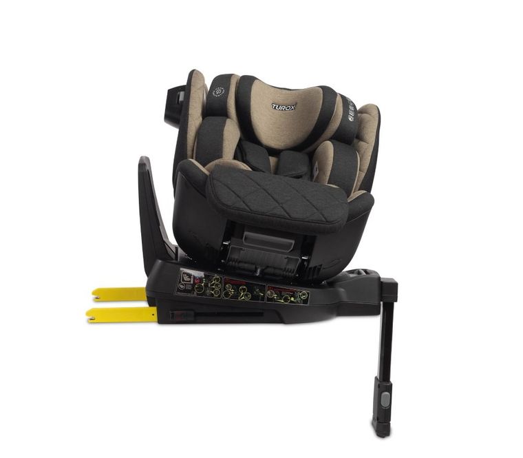 Caretero, Turox i-Size, scaun auto, 40-150 cm, Khaki