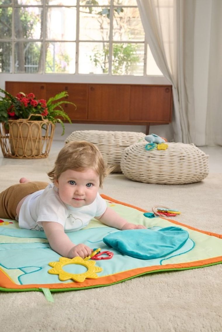 Chicco, covoras moale pentru bebelusi, Elefant, 72-90 cm