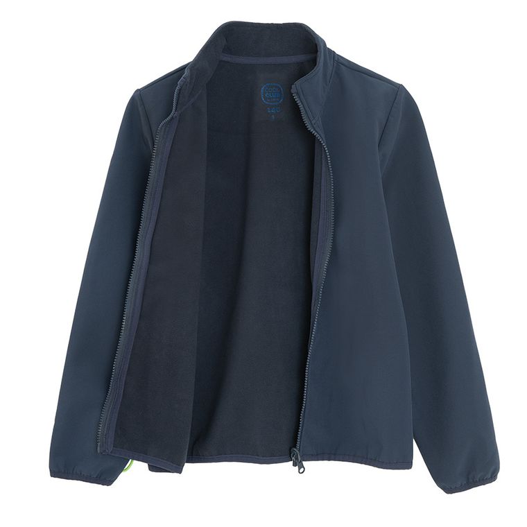 Cool Club, Geaca de ploaie cu gluga pentru baieti, 3in1, Geaca softshell, albastru