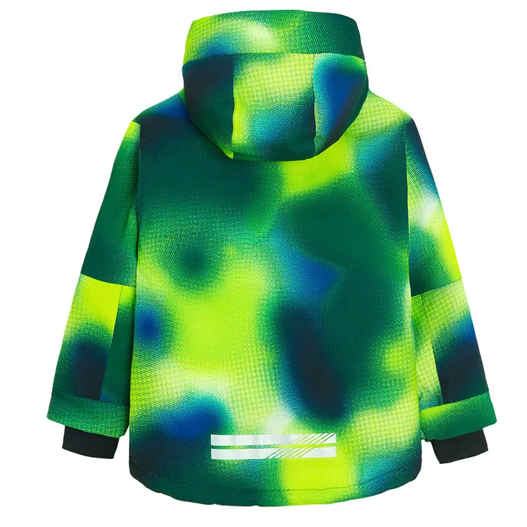 Cool Club, Geaca de schi impermeabil pentru baieti, cu gluga, calduroasa, verde