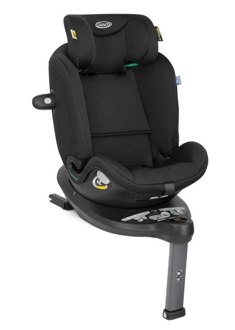 Graco, Turn2Me Grow, I-Size, scaun auto, rotativ 360°, Midnight, 40-105 cm