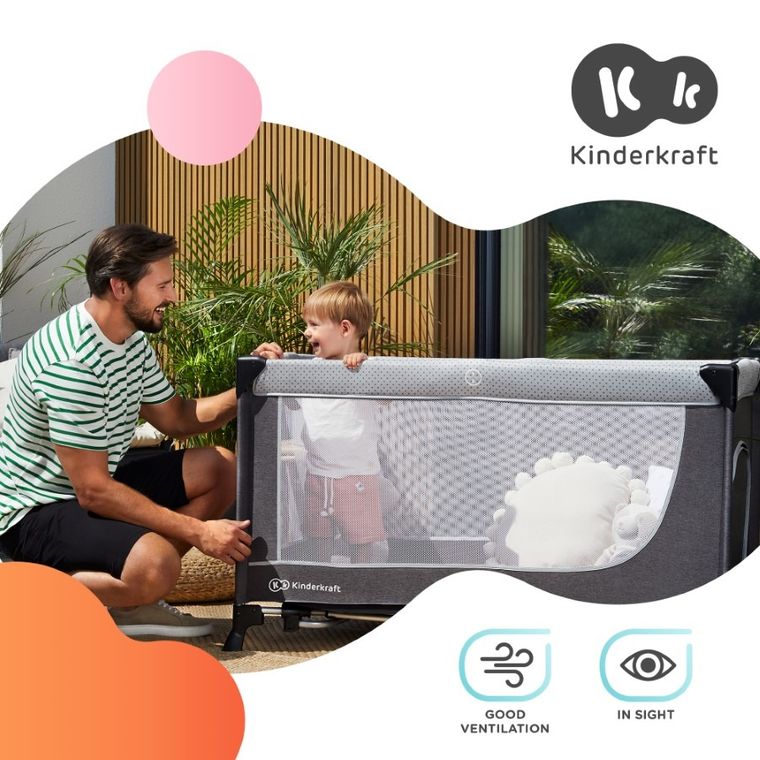 Kinderkraft, Leody, patut de volaj, gri