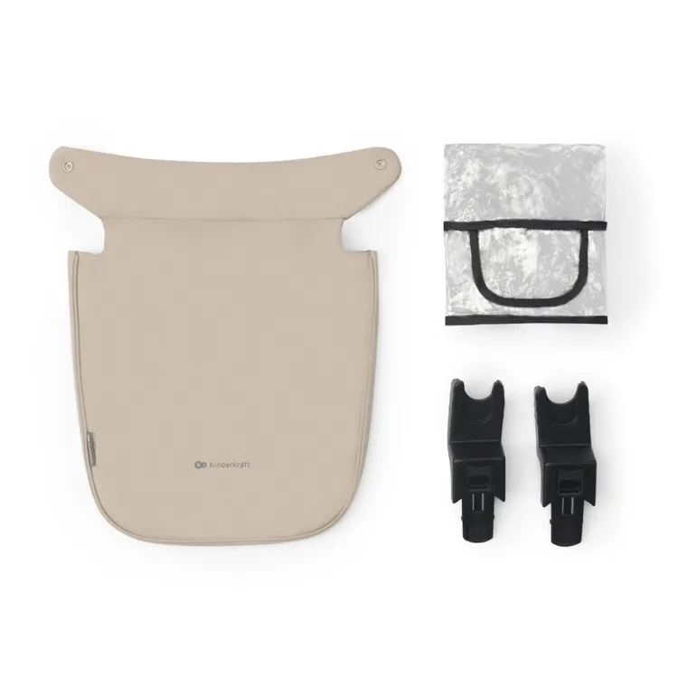 Kinderkraft, Newly 3in1 Mink Pro, carucior multifunctional 3in1, Sand Beige