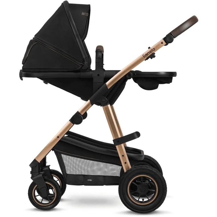 Lionelo, Amber, carucior multifunctional 3in1, Black Onyx