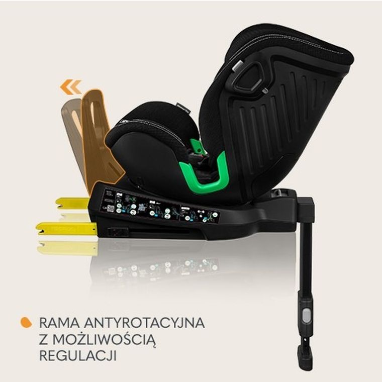 Lionelo, Harmony i-Size, scaun auto, Concrete Bamboo