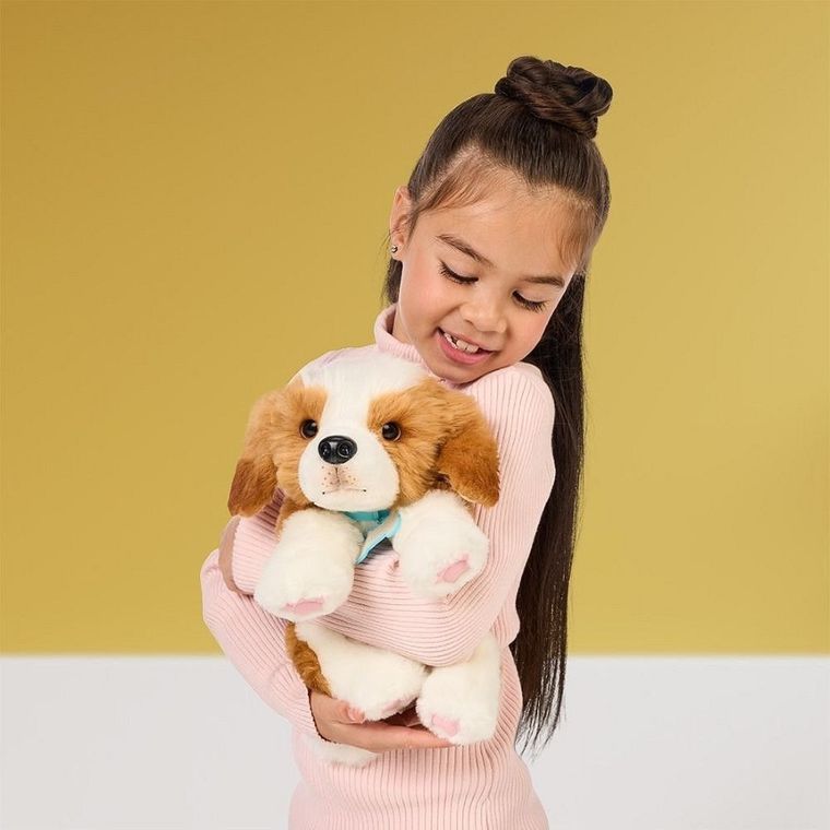 Little Live Pets, Catelusul meu adevarat, catel si cusca de transport, jucarie de plus interactiva