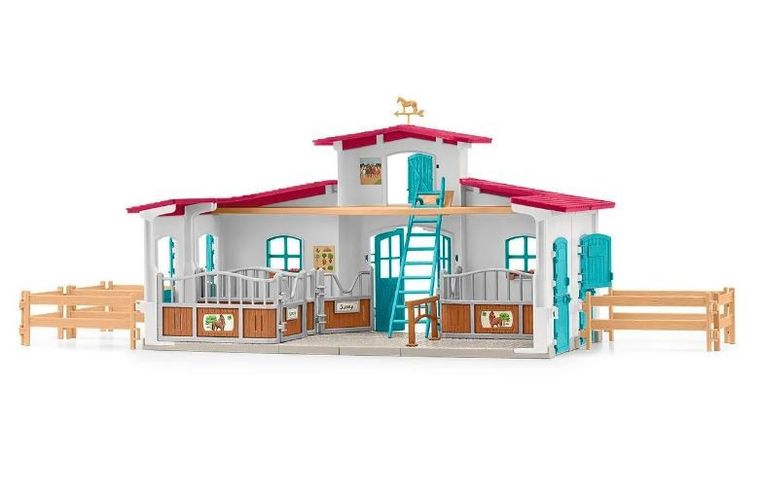 Schleich, Horse Club, Lakeside Horse Club, Centru de echitatie, set, 42567