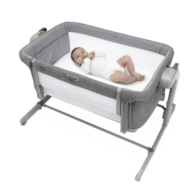 Chicco, Co-Sleeping Next2me, Magic Evo, patut atasabil, Dark Grey