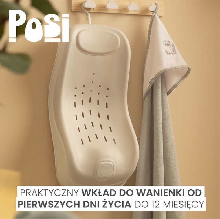 Sensillo, Posi, captuseala pliabila pentru cada, bej