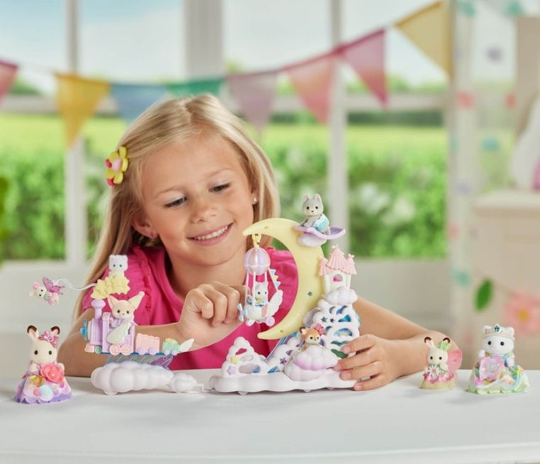 Sylvanian Families, Parada in nori, set cu figurina, 5816