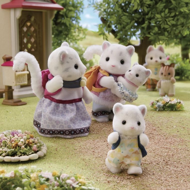 Sylvanian Families, Snow Leopard Family, set de figurine, 5814