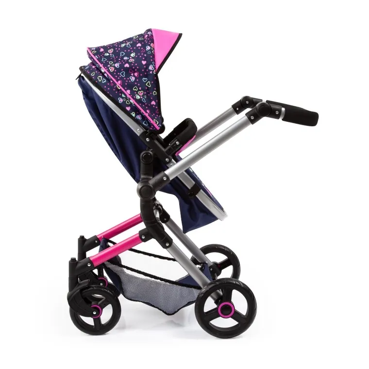 Bayer Design, Combi Neo Vario, carucior multifunctional pentru papusi, bleumarin-roz