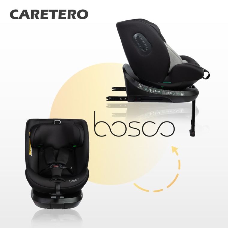 Caretero, Bosco I-Size, scaun auto, blue, 40-150 cm