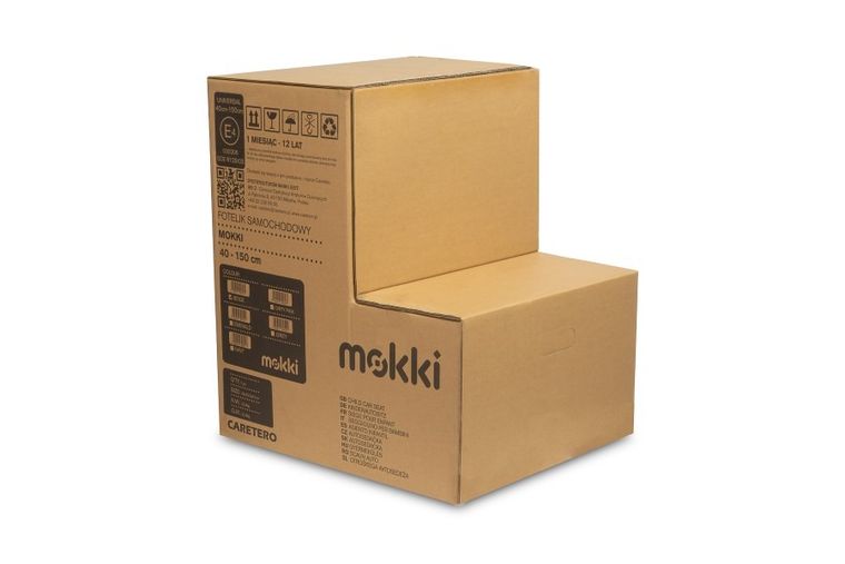 Caretero, Mokki i-Size, scaun auto, 40-150 cm, Dirty Pink