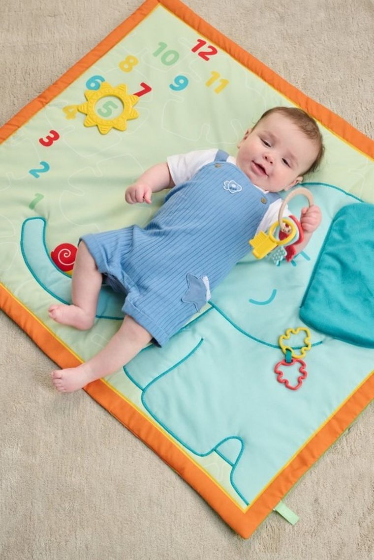 Chicco, covoras moale pentru bebelusi, Elefant, 72-90 cm