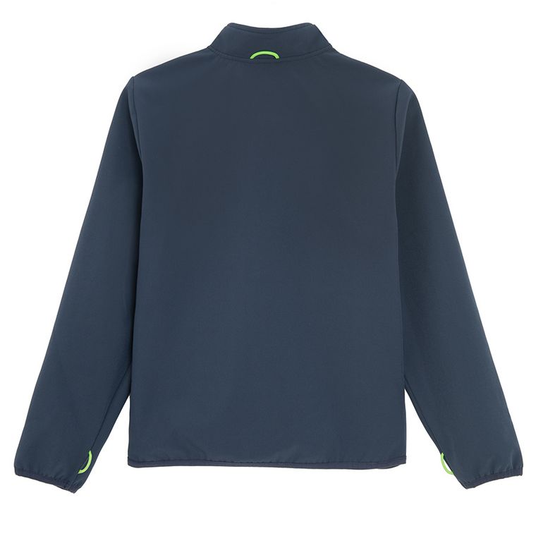 Cool Club, Geaca de ploaie cu gluga pentru baieti, 3in1, Geaca softshell, albastru