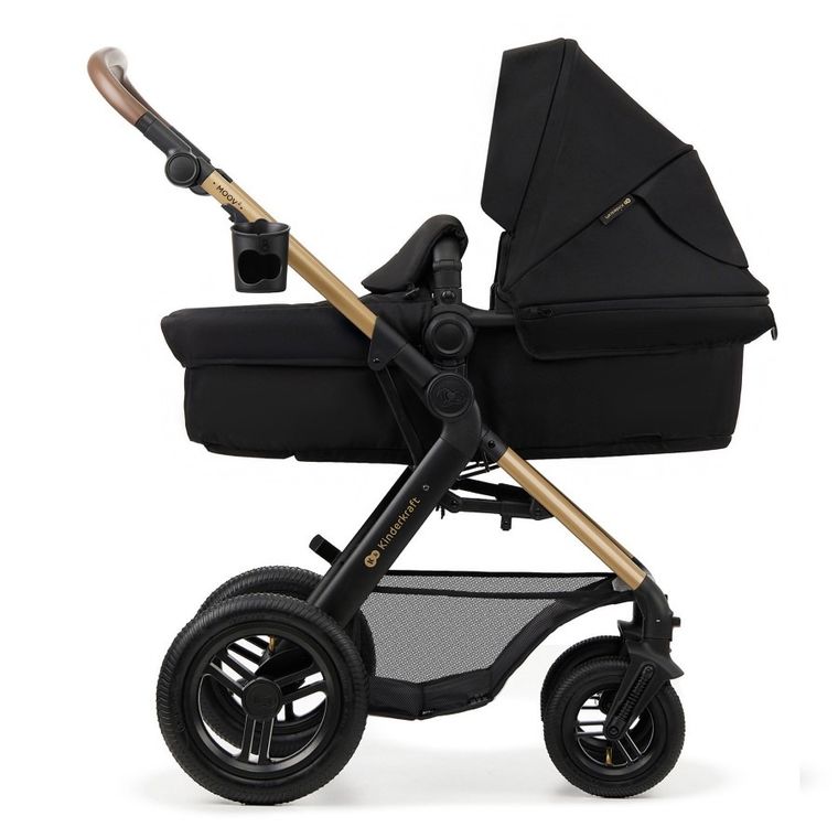 Kinderkraft, Moov 2 Air, carucior multifunctional 3in1, Pure Black
