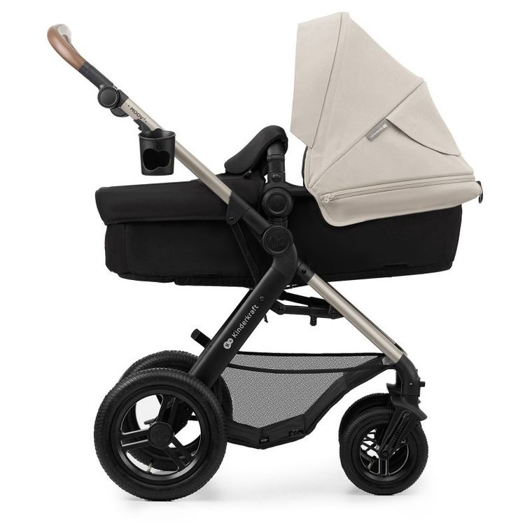 Kinderkraft, Moov 2, Air Wheels, carucior multifunctional 4in1, Moonlight Grey