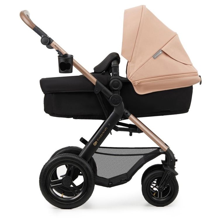 Kinderkraft, Moov 2, Air Wheels, carucior multifunctional 4in1, Sand Beige