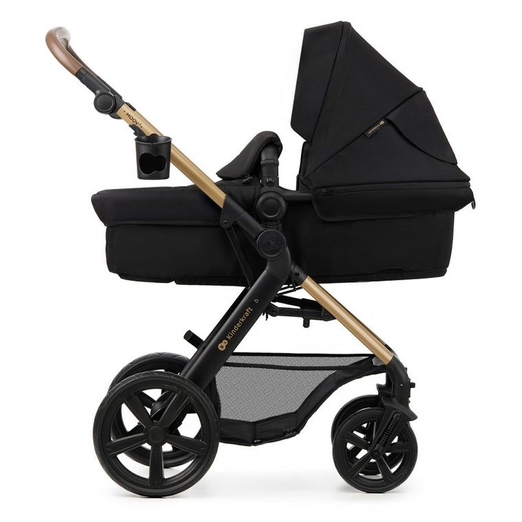 Kinderkraft, Moov 2, carucior multifunctional 3in1, Pure Black