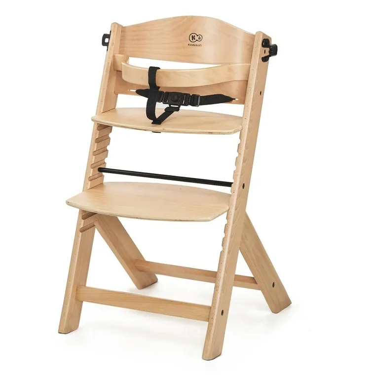 Kinderkraft, scaun de masa Enock + sezlongul Calmee, Grey