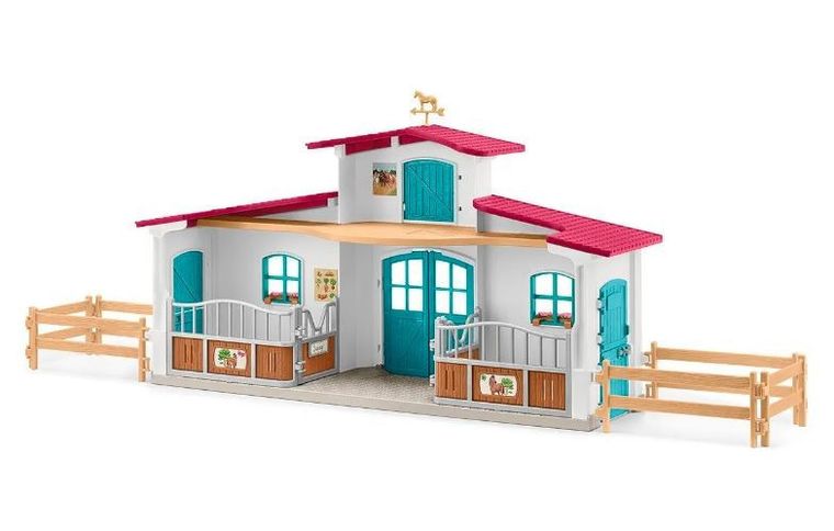 Schleich, Horse Club, Lakeside Horse Club, Centru de echitatie, set, 42567