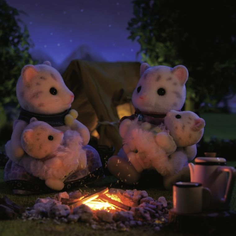 Sylvanian Families, Snow Leopard Family, set de figurine, 5814