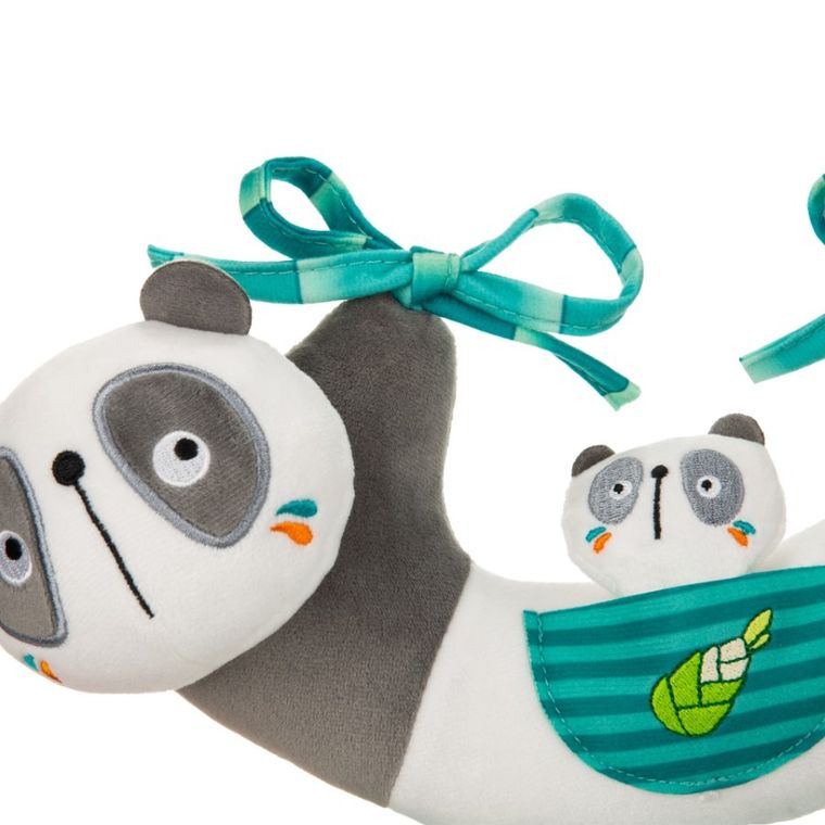 Akuku, jucarie senzoriala, pandativ pentru patut, panda