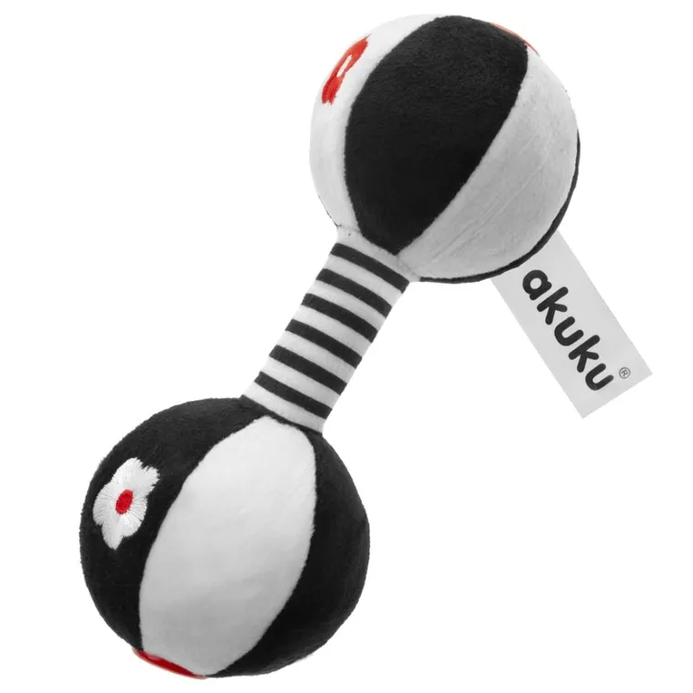 Akuku, jucarie zornaitoare de plus, gantera