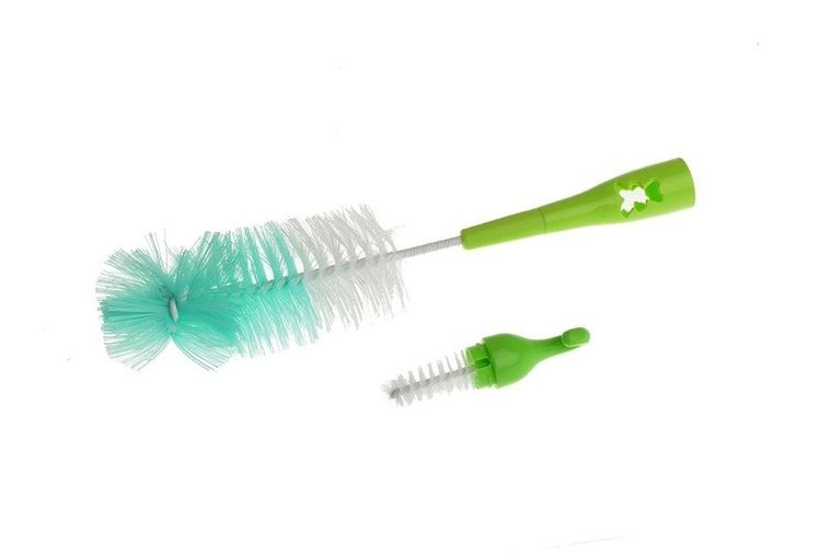 Akuku, perie pentru biberon si suzeta, ursulet