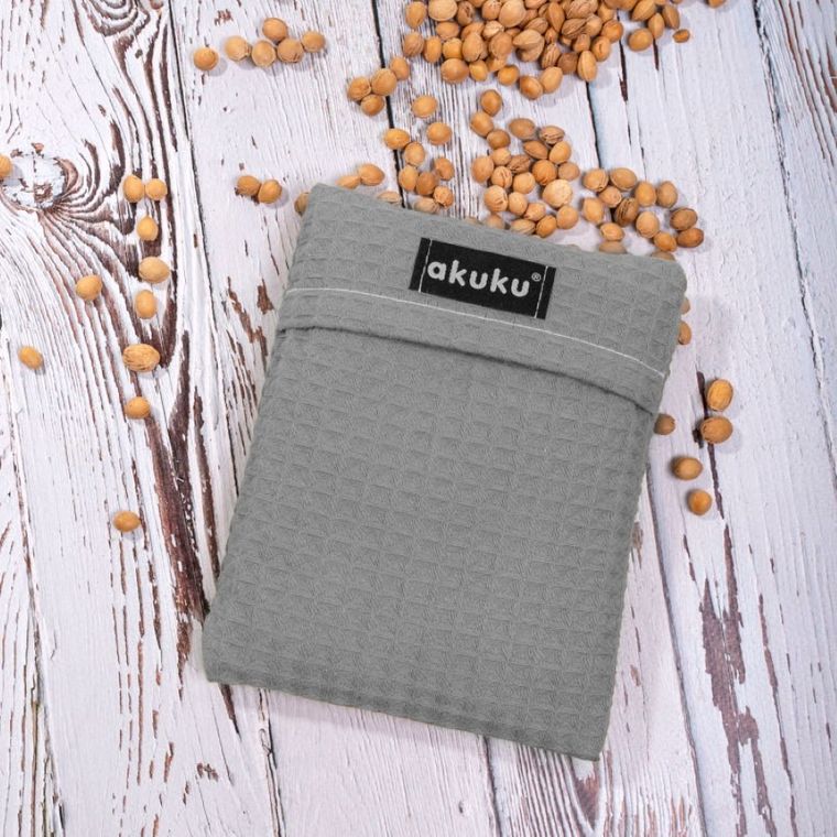 Akuku, perna termica cu samburi de visine, gri, 13-16 cm