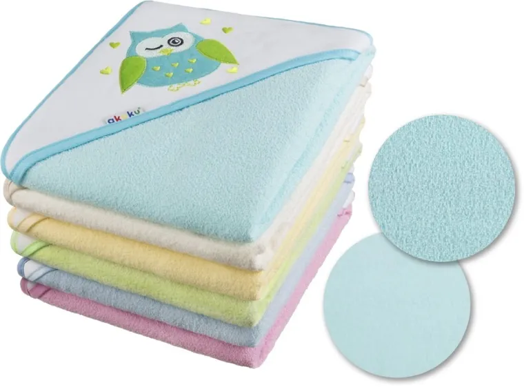 Akuku, prosop de baie din bumbac, 100-100 cm, gri