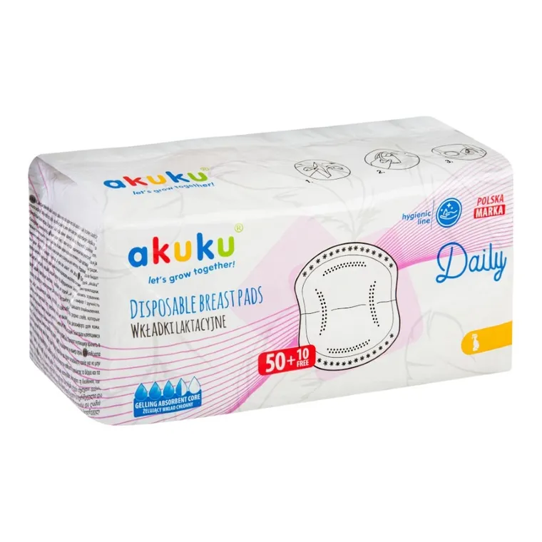 Akuku, tampoane pentru san, 60 buc.