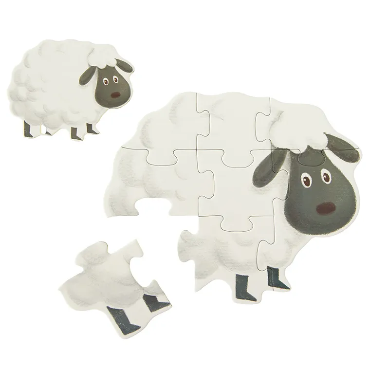 Animalute, puzzle 6 in 1