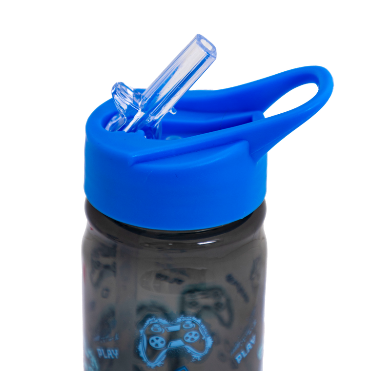 Aqua Pure, sticla de apa cu pai, Go Playing, 450 ml