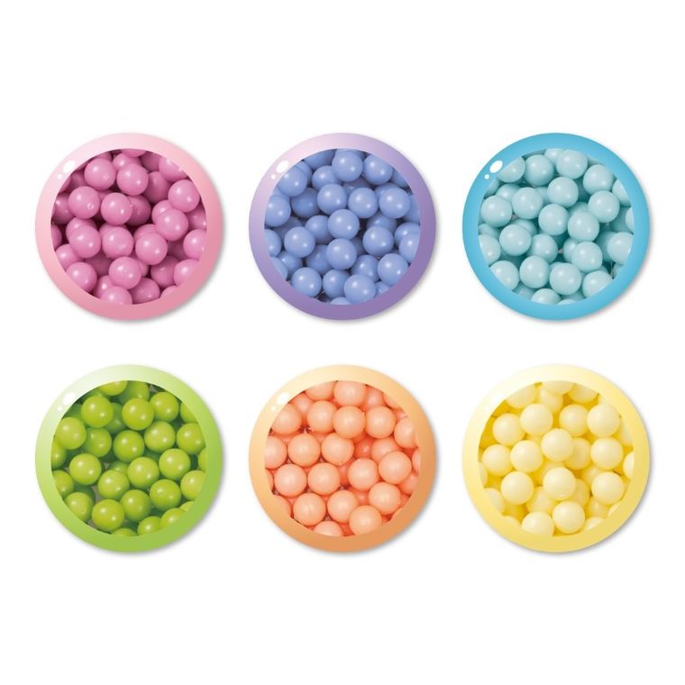Aquabeads, Margele de baza pastelate, set suplimentar, 31505