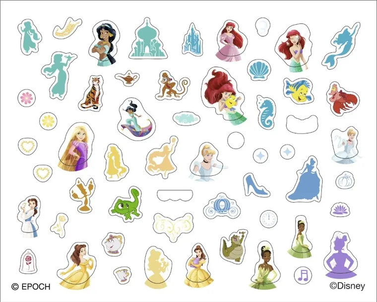 Aquabeads, Printese Disney, Nail Studio, set creativ pentru decorarea unghiilor, 35071
