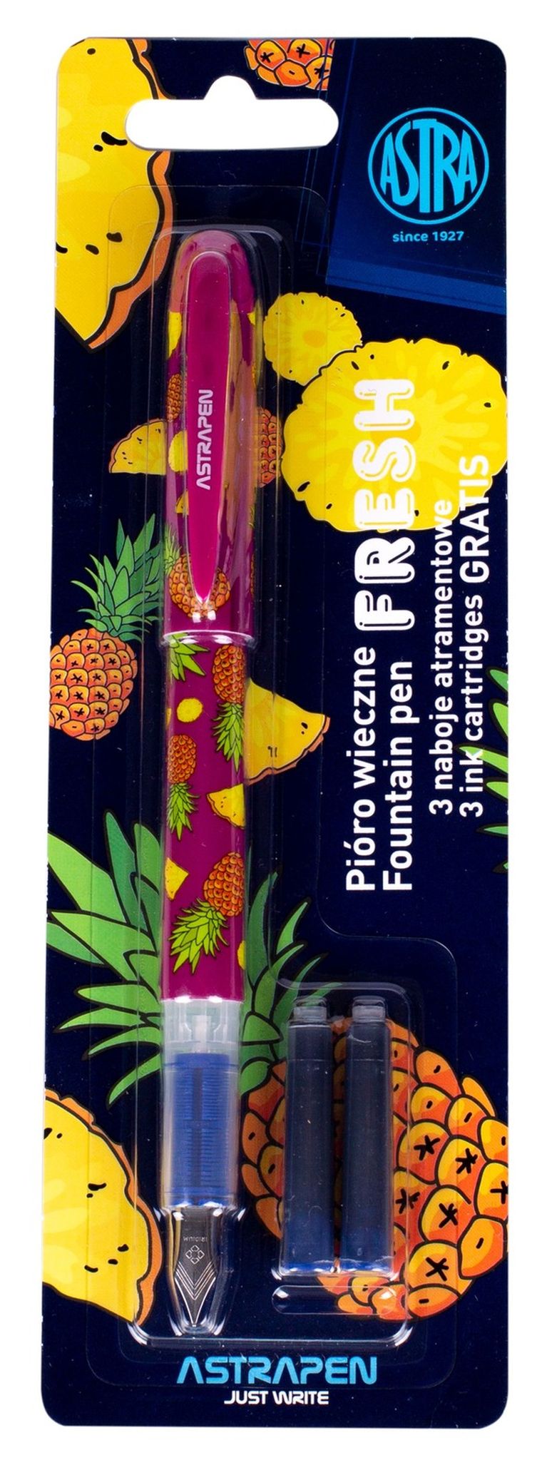 Astra, Fresh, stilou + 3 rezerve