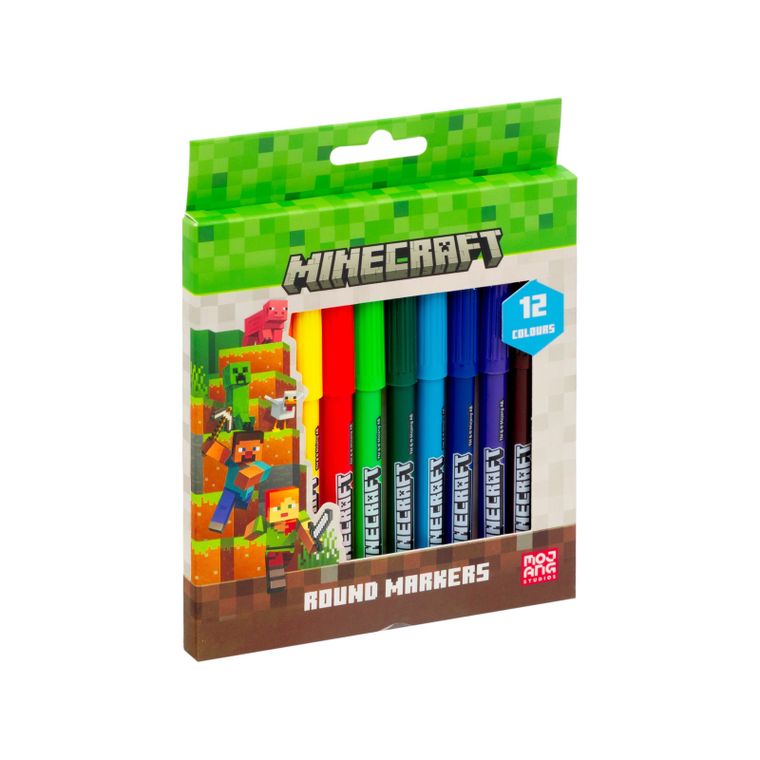 Astra, Minecraft, markere rotunde, 12 culori