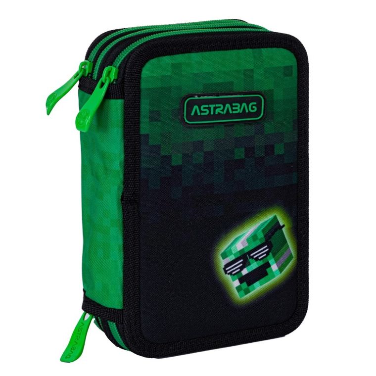 Astrabag, Jumbo, penar cu 3 compartimente, cu rechizite scolare