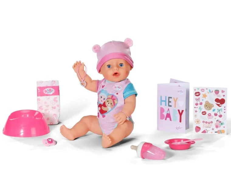 Baby Born, Emma, papusa interactiva, 43 cm