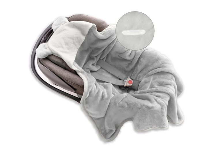 BabyMatex, Koala Muslin, patura pentru scaunul auto pentru copii, 95-95 cm