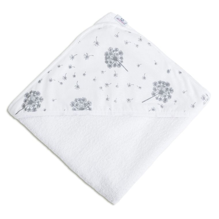 Babymatex, Maxi, halat de baie din bumbac froté pentru bebelusi, alb, 100-100 cm