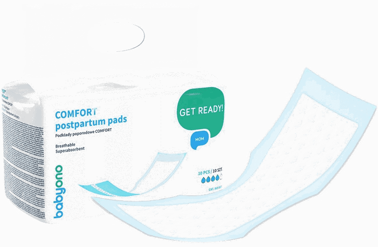 BabyOno, Comfort, tampoane absorbante postnatale, 10 buc.